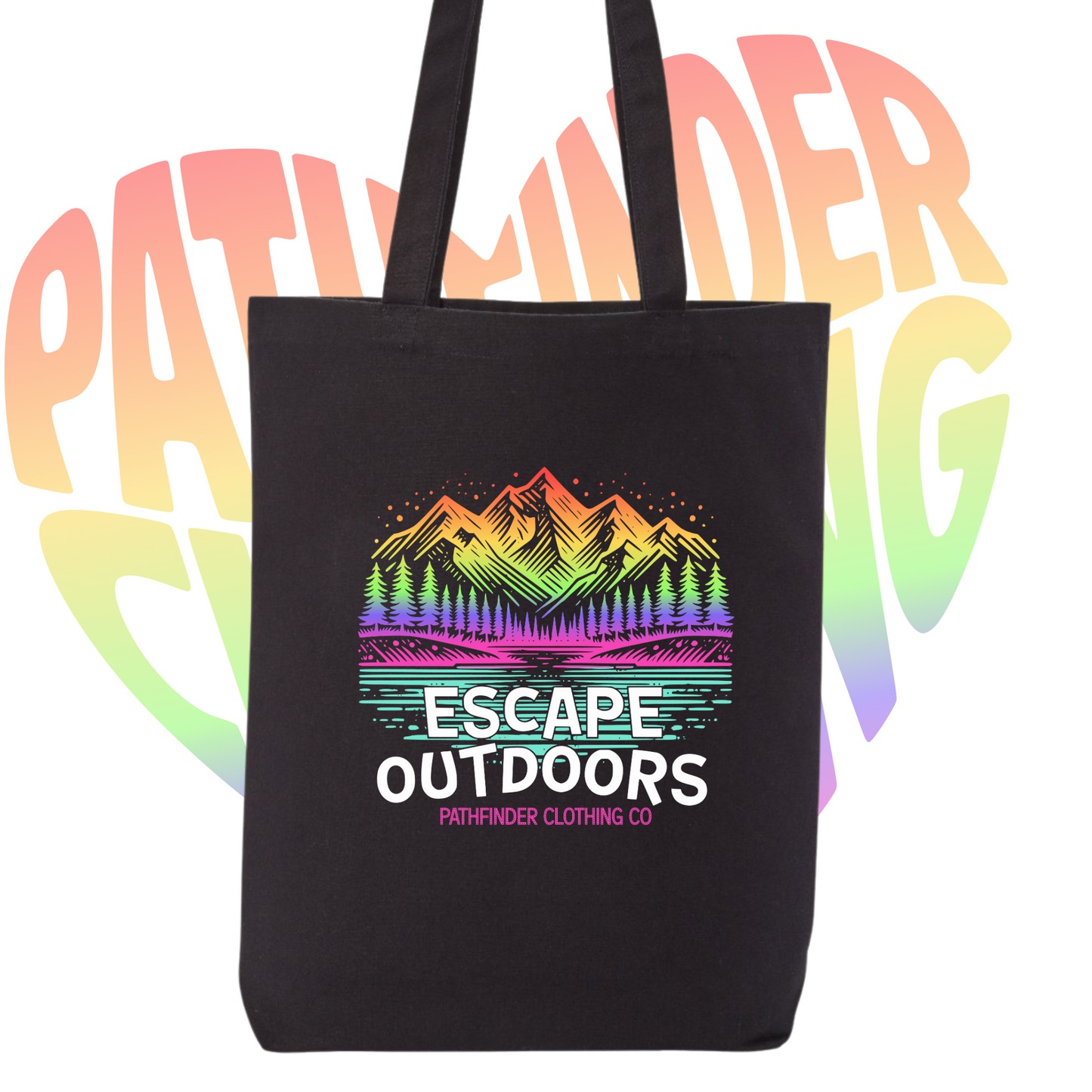 Recycled Cotton Tote Bag in Black