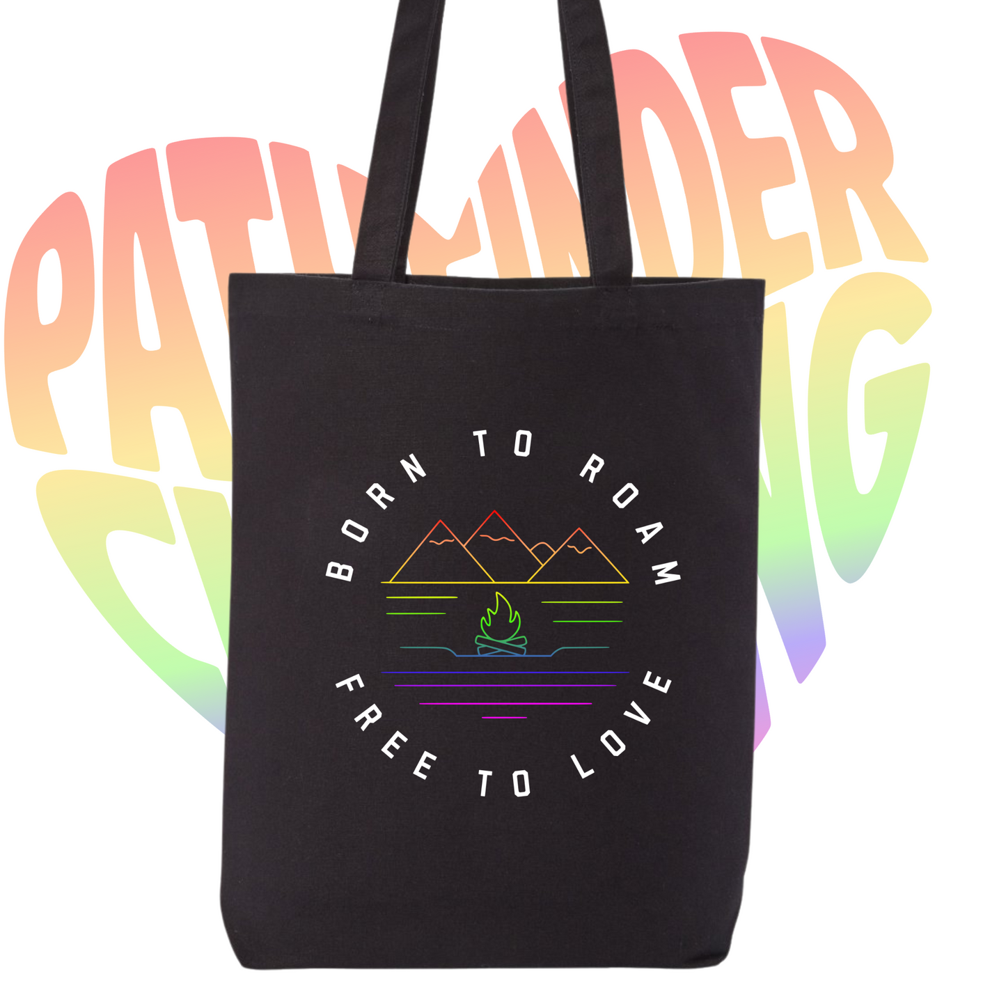 Recycled Cotton Tote Bag in Black