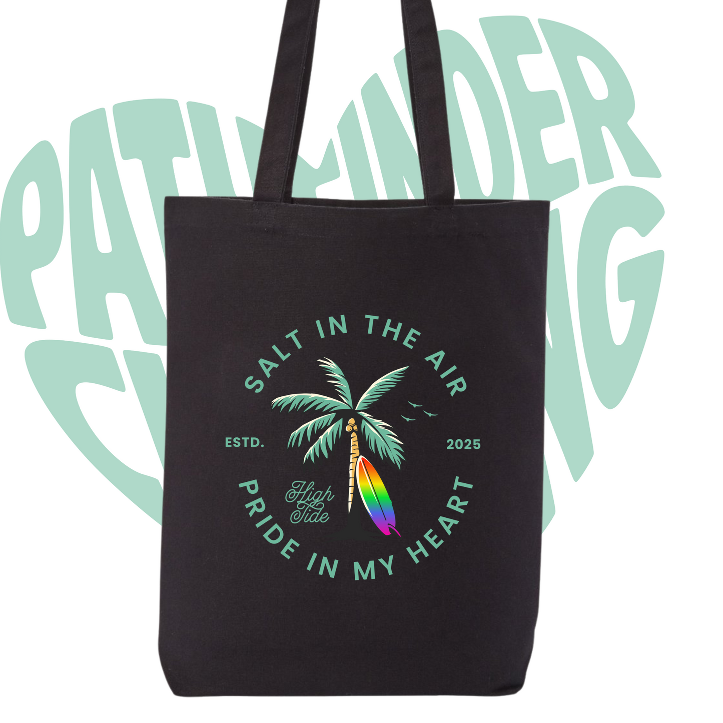 Recycled Cotton Tote Bag in Black