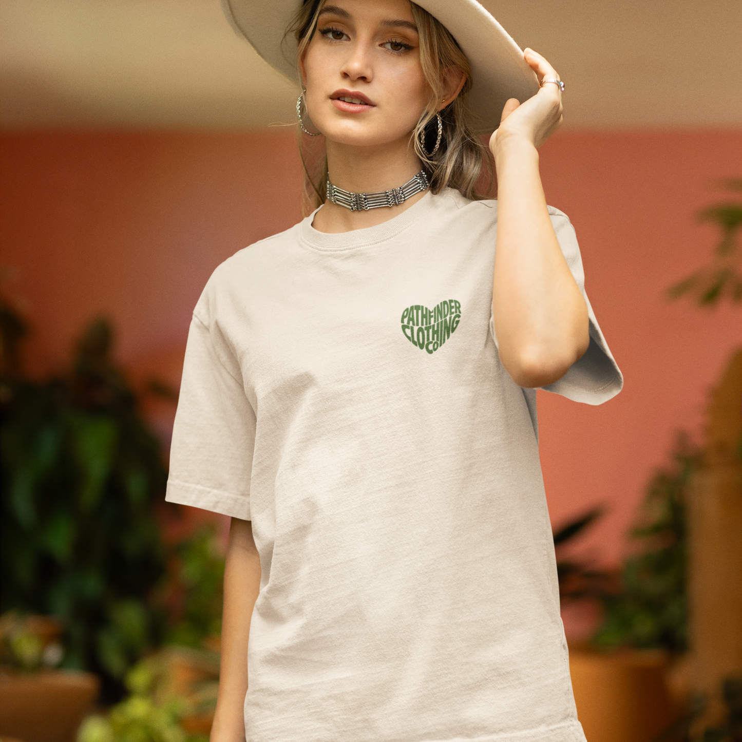 Organic 'Not all who Wander' T-Shirt