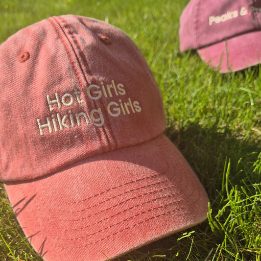 'Hot Girls, Hiking Girls' in Vintage Orange