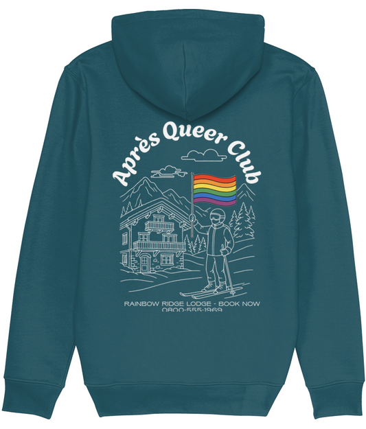 'Après Queer Club' Hoodie in Stargazer