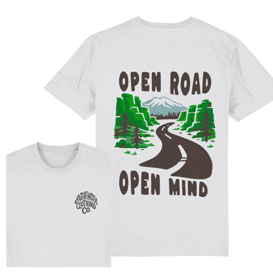 Organic 'Open Road Open Mind' T-Shirt