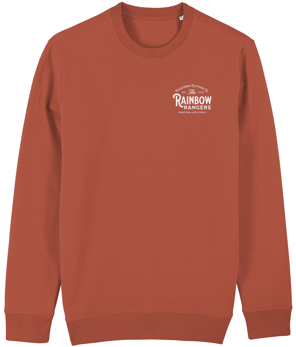 Organic 'Rainbow Rangers' Sweatshirt in Heritage Brown