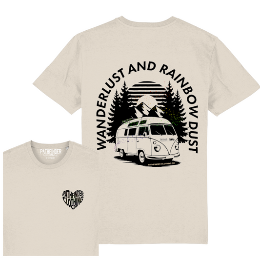 Organic 'Wanderlust and Rainbow Dust' T-Shirt
