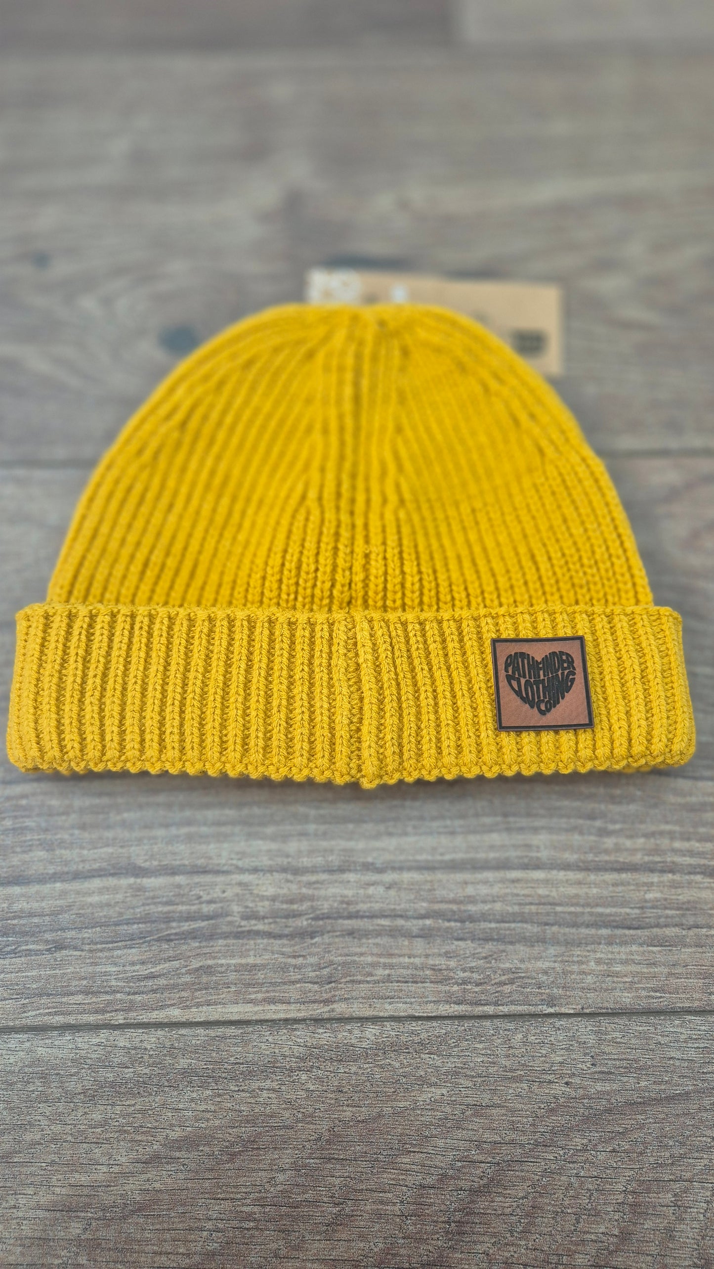 Harbour Beanie in Mustard
