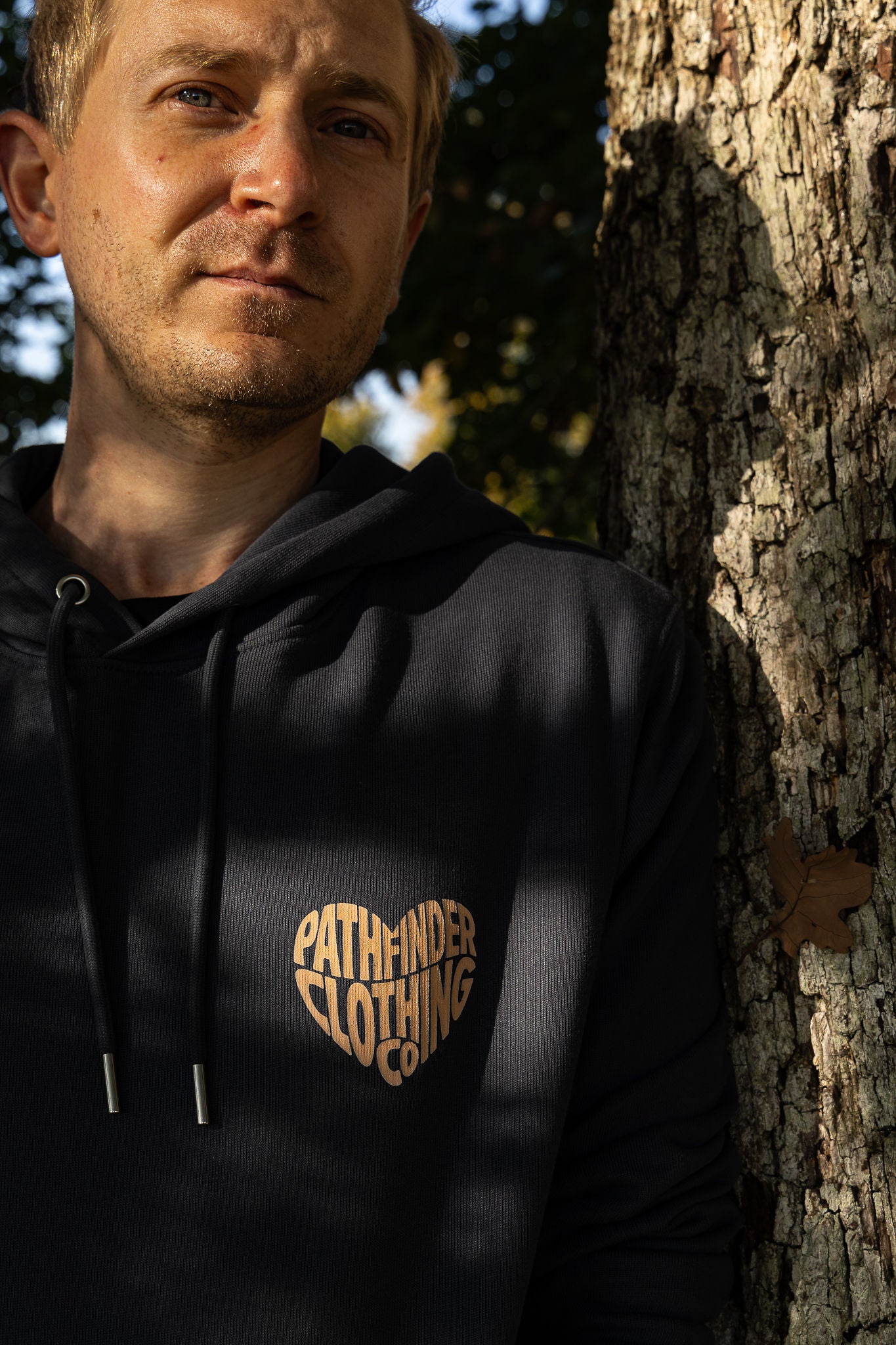 'Under the Same Sky' Hoodie in India Ink Grey