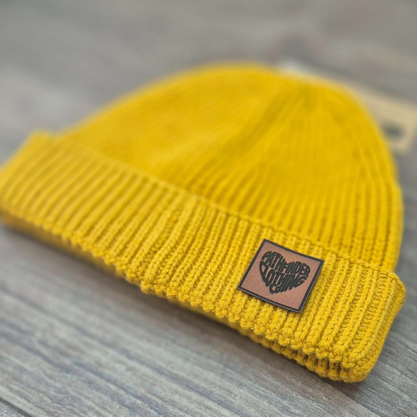 Harbour Beanie in Mustard